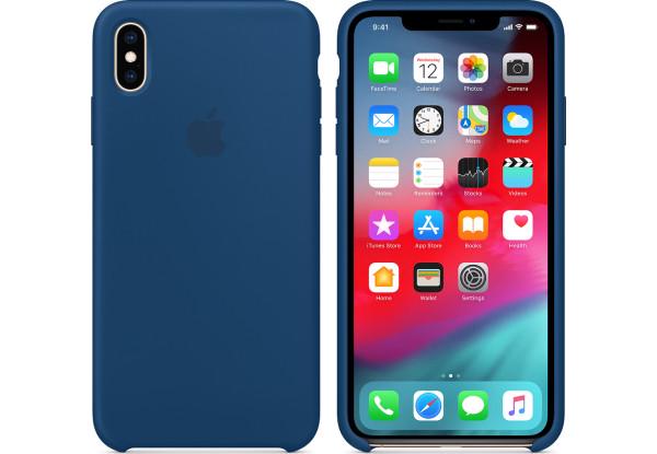 Чехол-накладка Apple Silicone Case for iPhone Xs Max, Blue Horizon (MTFE2) Оригинал