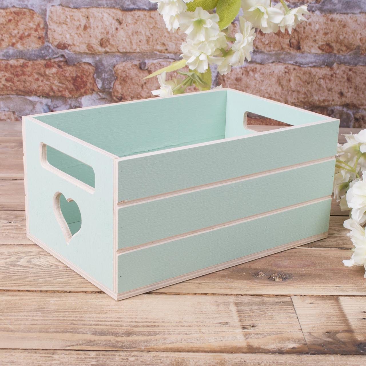 Ящик под цветы деревянный Салатовый (1077-5)