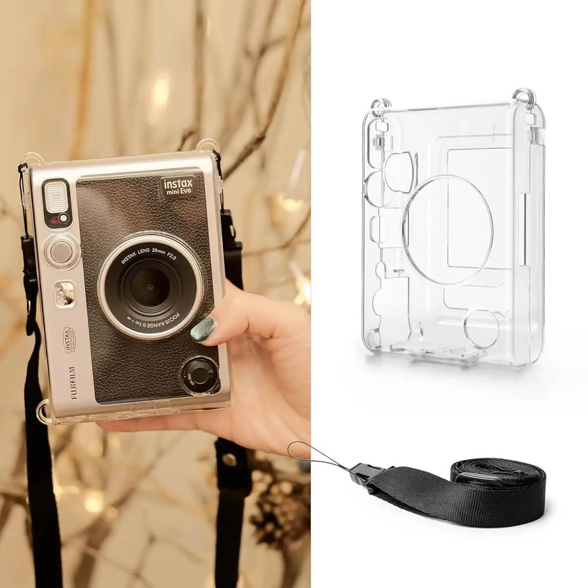 Подарочный набор Fujifilm Instax Mini EVO фотобумага 20 шт./чехол/фотоальбом 108 фото Черный - фото 6