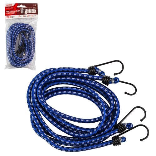 Фиксатор груза эластичный 2 шт x 150 см 8 мм (VUC 15082) - фото 2 Фиксатор груза эластичный 2 шт x 150 см 8 мм (VUC 15082) - фото 2