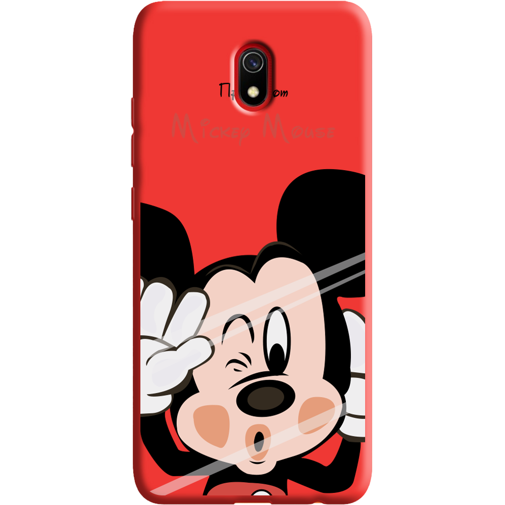 Чохол Boxface Xiaomi Redmi 8A Mister M Червоний силікон  (38341-cc58-38672)
