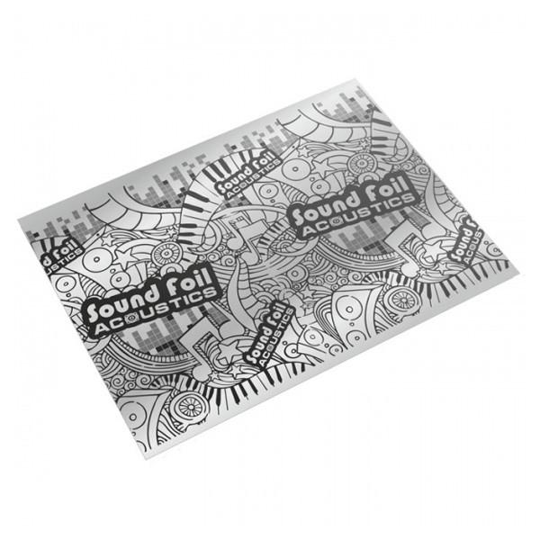 Фольга с клеевой основой для виброизоляции Acoustics Sound Foil 200 мкм 700x500 мм