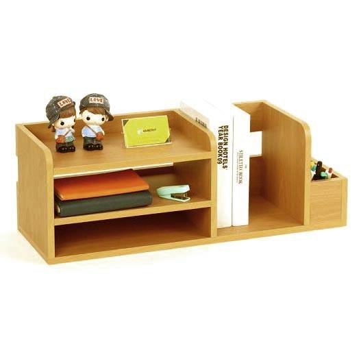 Полиця-надбудова настільна з дерева Еліріса каррі (АКД-017103)