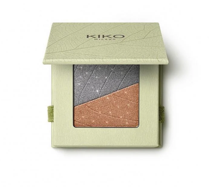 Тіні для повік подвійні Kiko Milano Green Me тон 03