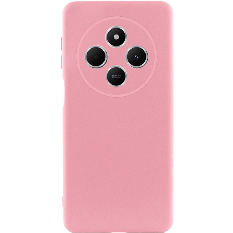 Противоударный чехол Silicone Cover Lakshmi Full Camera (AAA) для Xiaomi Redmi 14C / Poco C75 Розовый / Light pink