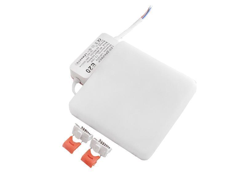 Світильник світлодіодний Lemanso LM1079 Стелс 18 Вт 1620 Лм 6500K квадратний (2881)