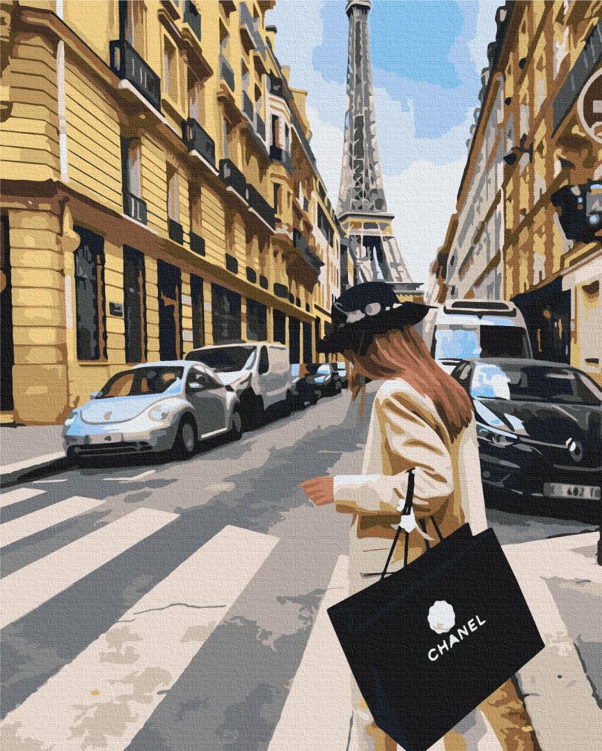 Картина по номерам Brushme Премиум Неделя моды в Париже 40x50 см (PBS52887)