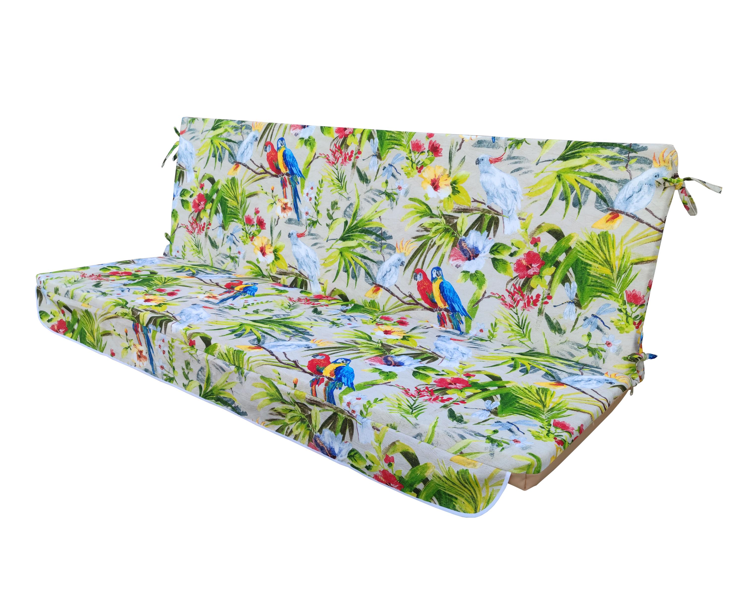 Подушка для качелей eGarden Papagaios поролоновая 180x110x6 см (5271) - фото 3 Подушка для качелей eGarden Papagaios поролоновая 180x110x6 см (5271) - фото 3
