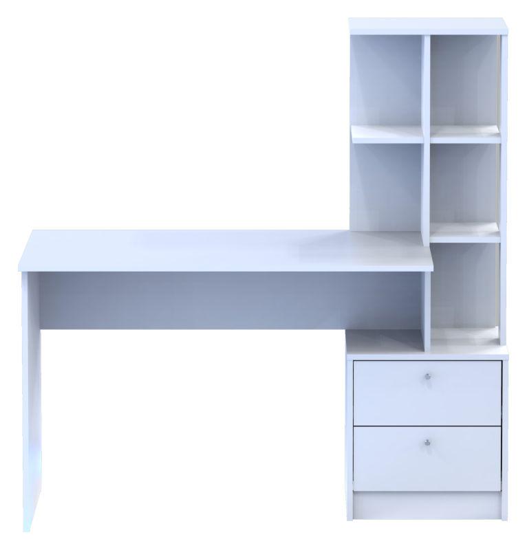 Компьютерный стол Doros Т7 136х55х138 см Белый (DRS-011328) - фото 1 Компьютерный стол Doros Т7 136х55х138 см Белый (DRS-011328) - фото 1