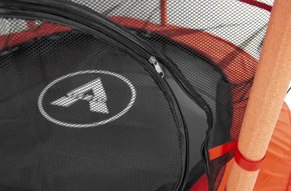 Батут Atleto 140 см с сеткой Красный (21000401mili) - фото 3