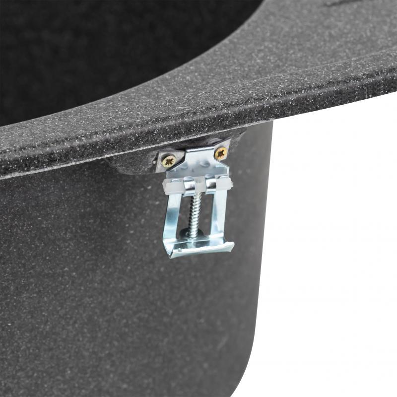 Мойка для кухни Lidz 620x500 LIDZGRF13620500200 гранитная 610x495 мм Черный (76727) - фото 6 Мойка для кухни Lidz 620x500 LIDZGRF13620500200 гранитная 610x495 мм Черный (76727) - фото 6