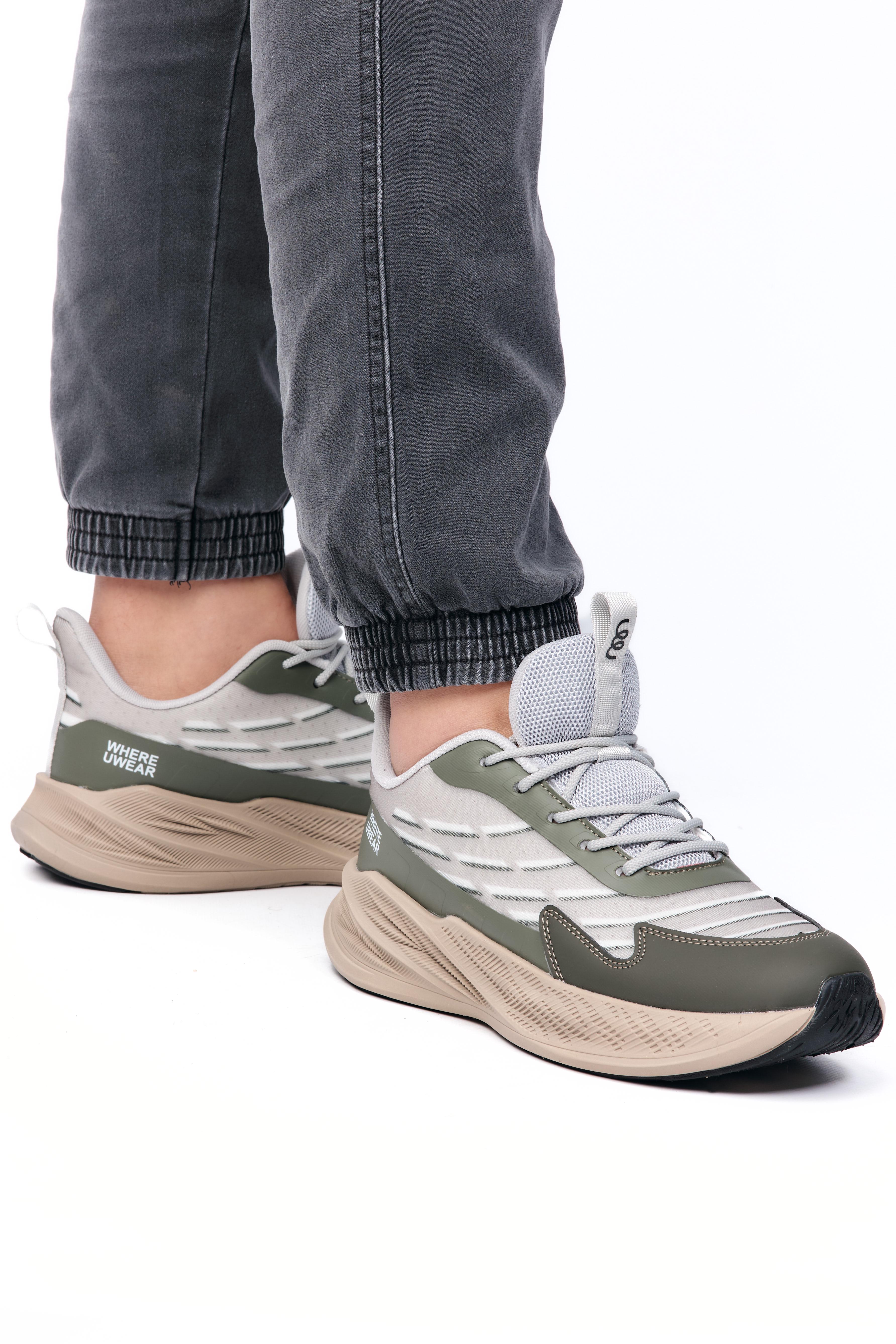 Кроссовки мужские Where Uwear 347104 р. 43 Хаки (347104_43)