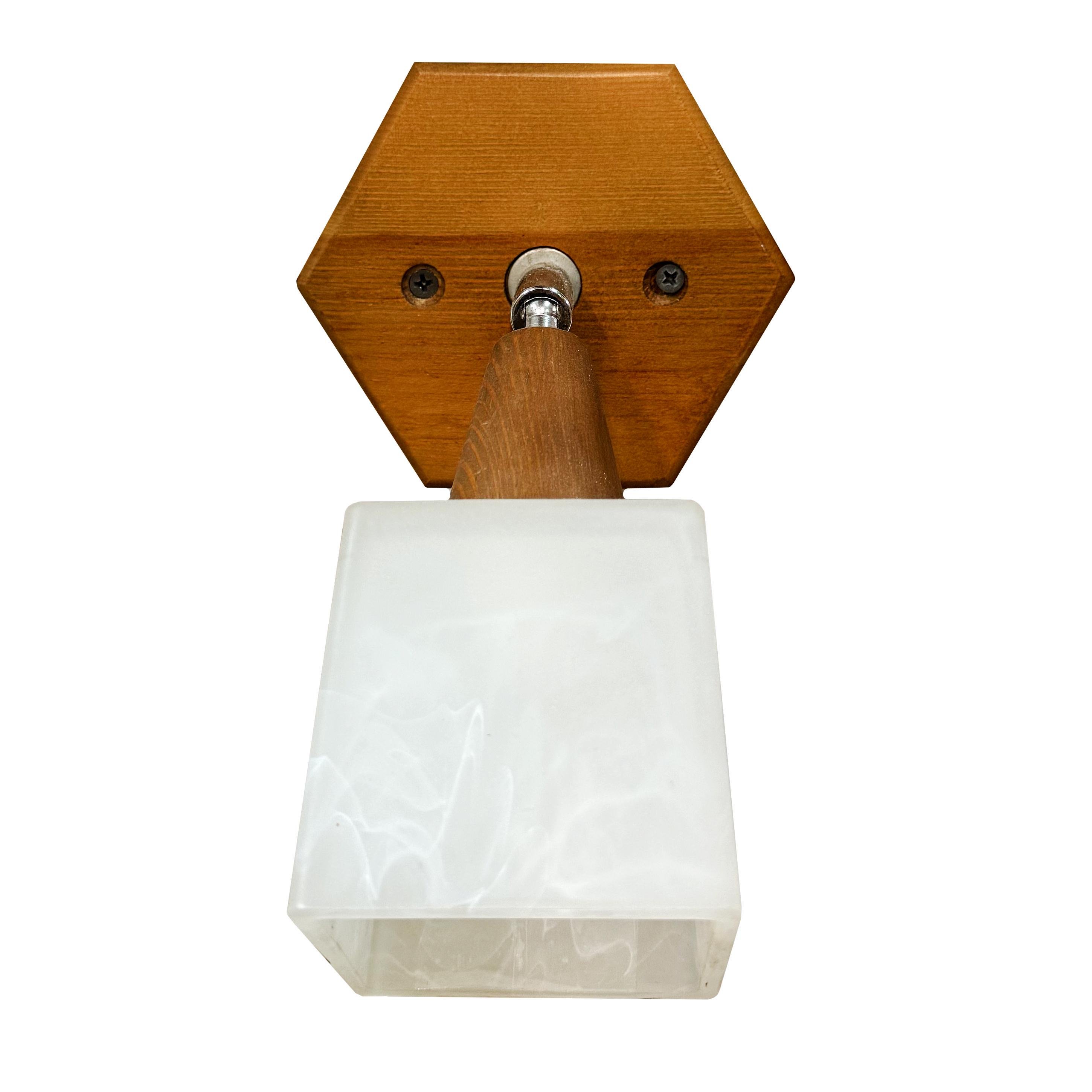 Люстра-бра дерев'яна N&B light Фішер 2311 Дуб