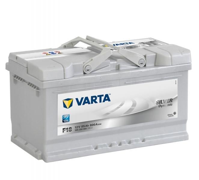 Акумулятор автомобільний VARTA Silver Dynamic F18 6СТ-85Ah АзЕ 800A EN 585200080