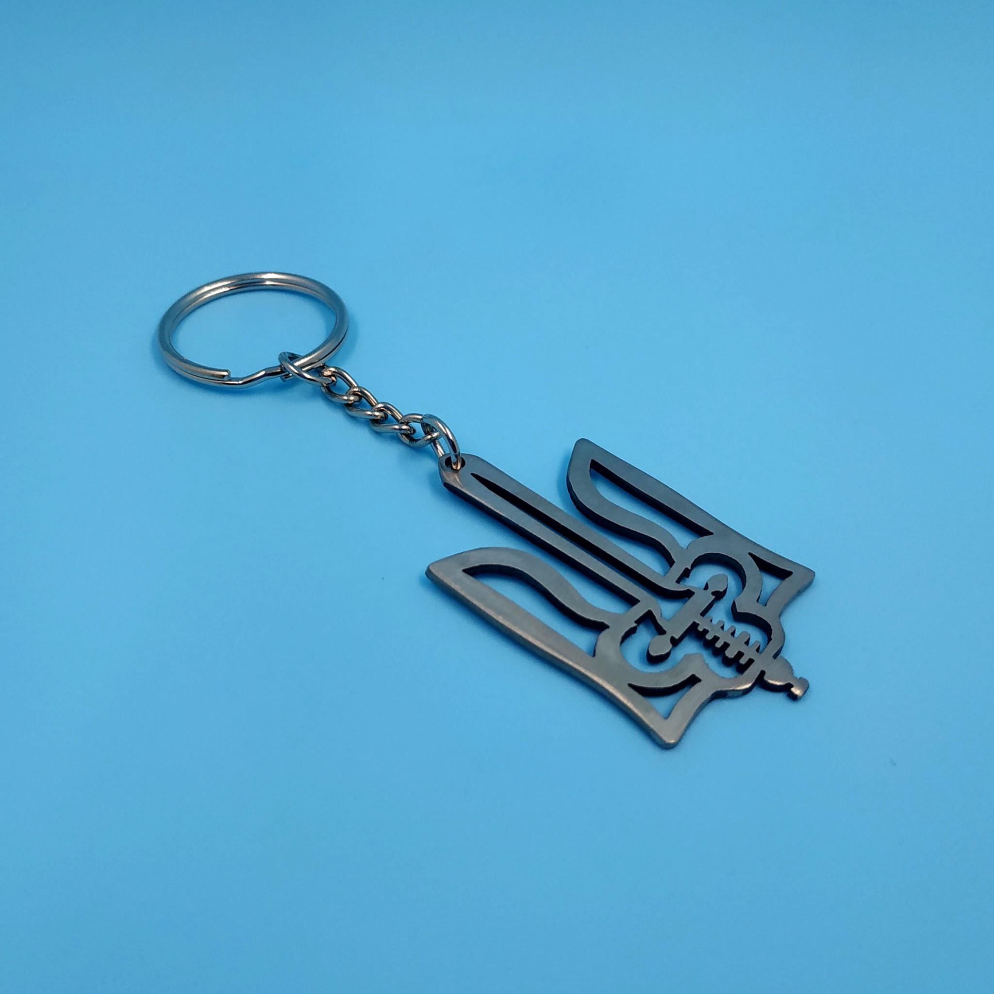 Брелок з нержавіючої сталі герб УПА (948)