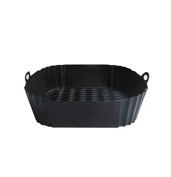 Форма силіконова для аерогрилю мультипечі ребриста Чорний (SAM-1867)