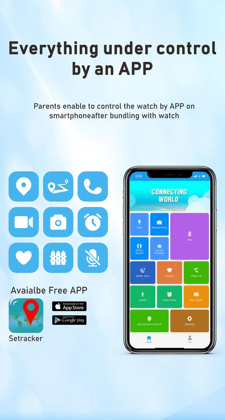 Смарт годинник-телефон дитячий Wonlex CT25 з відеодзвінком WI-FI GPS SIM-карта Pink (18357) - фото 11 Смарт годинник-телефон дитячий Wonlex CT25 з відеодзвінком WI-FI GPS SIM-карта Pink (18357) - фото 11