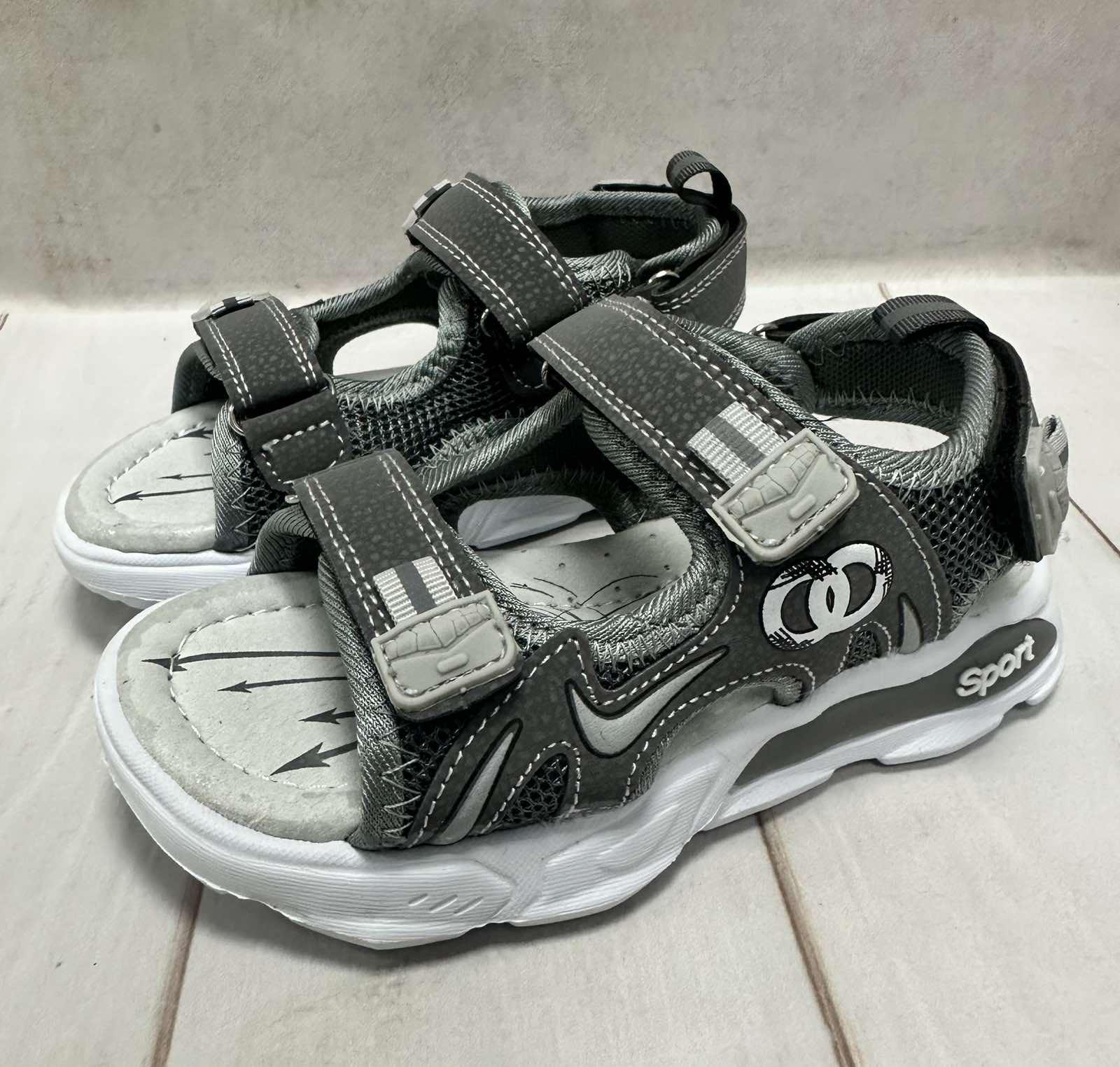 Босоножки для мальчика р. 27 18 см Серый - фото 3 Босоножки для мальчика р. 27 18 см Серый - фото 3