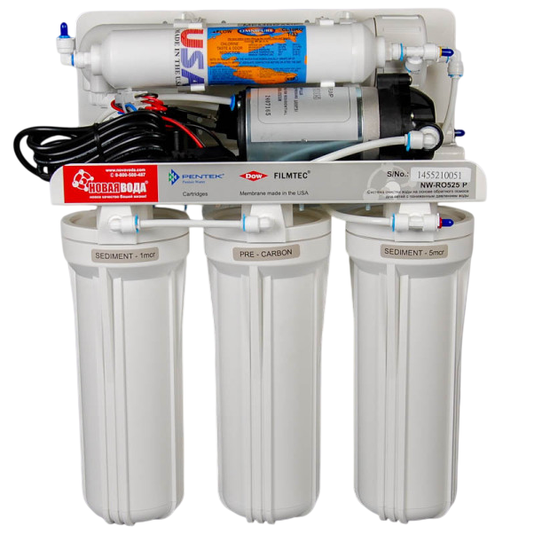 Фильтр обратного осмоса с насосом Новая Вода NW-RO525P Smart (4077) - фото 1