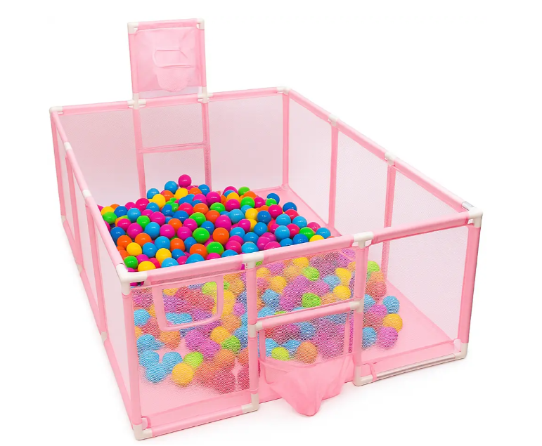 Манеж детский Diego 180х120 см Розовый ( 5904158315021-P)