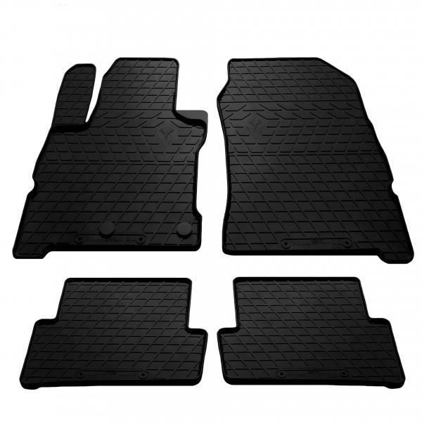 Коврики резиновые Stingray в салон Renault Modus 2004-2012 design 2016 with plastic clips RN2 4 шт. (1018324)