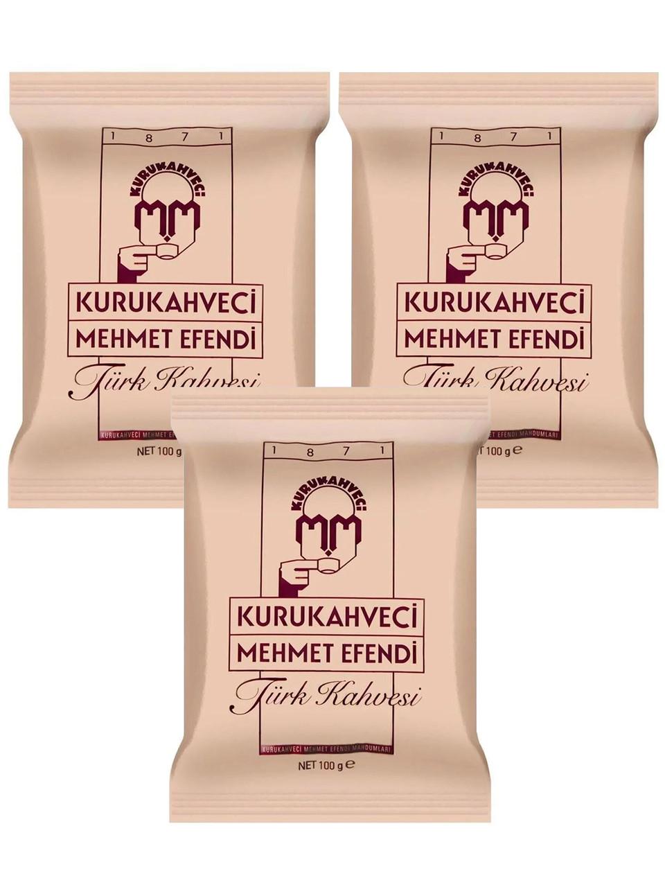 Кава мелена Kurukahveci Mehmet Efendi 100 г 3 шт. (2580057013)