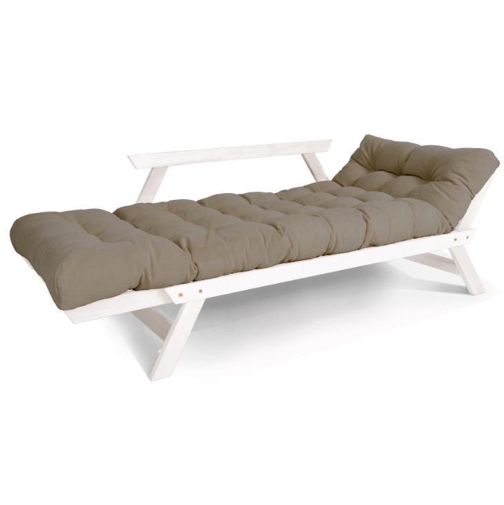 Диван-футон раскладной Woodman Allegro из массива дерева Белый/Бежевый - фото 2 Диван-футон раскладной Woodman Allegro из массива дерева Белый/Бежевый - фото 2