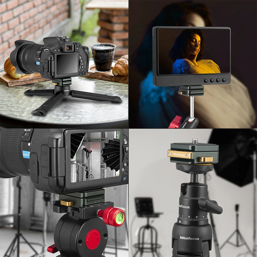 Пластина для монтажу на штатив швидкознімна Minifocus S4211 Arca Swiss Quick Release Mount Lock QR System Clamp Switch Kit Black (S4211) - фото 7 Пластина для монтажу на штатив швидкознімна Minifocus S4211 Arca Swiss Quick Release Mount Lock QR System Clamp Switch Kit Black (S4211) - фото 7