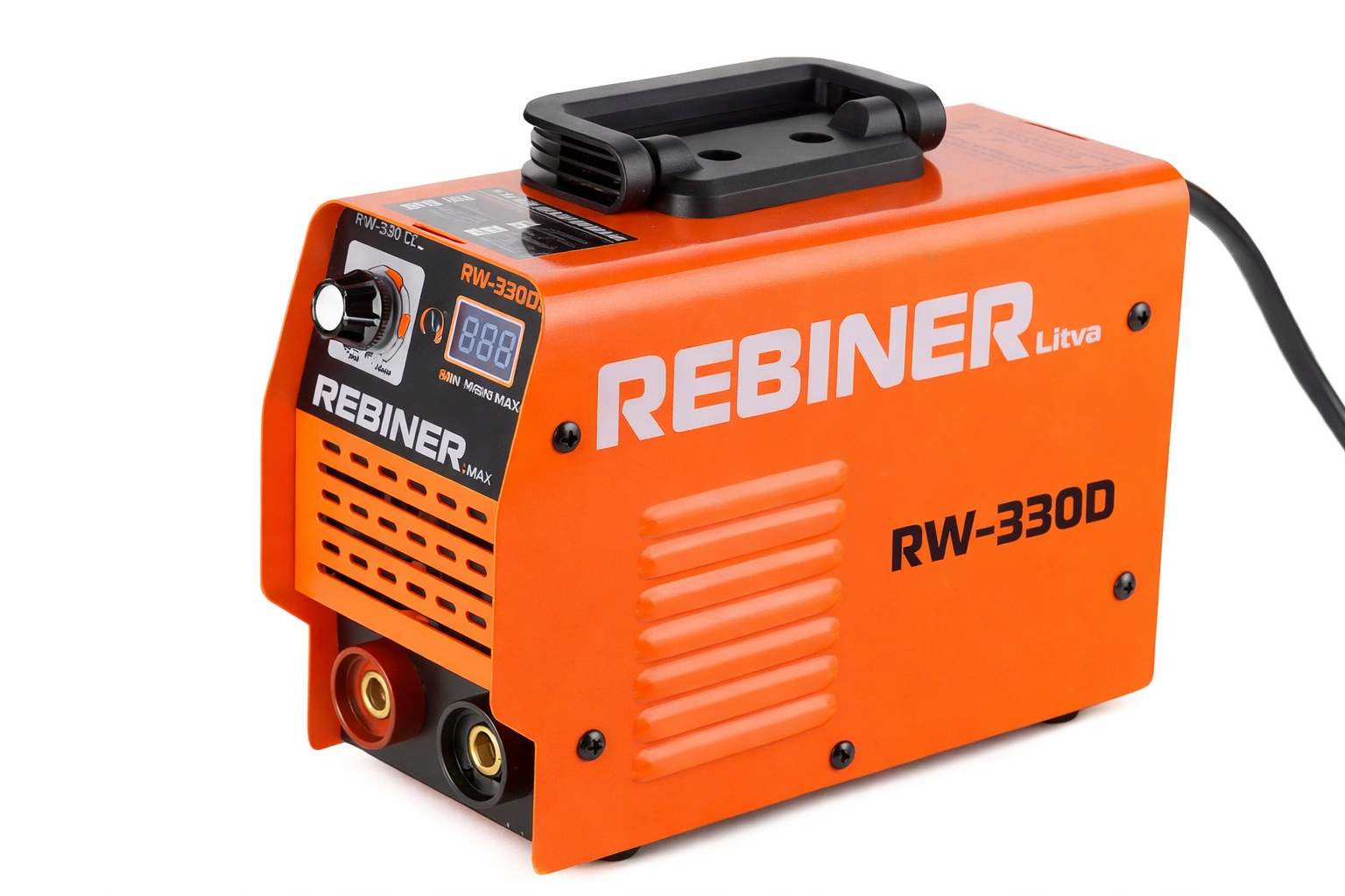 Инвертор сварочный Rebiner RW-330D с дисплеем 330А MMA до 5 мм Инвертор сварочный Rebiner RW-330D с дисплеем 330А MMA до 5 мм
