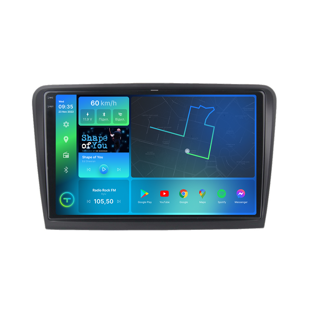 Штатна магнітола Torssen 2K Skoda Superb 16+ F108256 4G Carplay DSP (202307171)