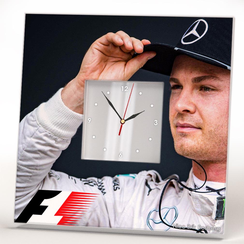 Часы Нико Росберг Formula F1 260x260 мм (C04404)