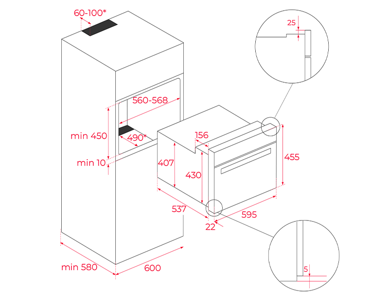 Духова шафа Teka-HLC 8440 C BK 111160012 - фото 8