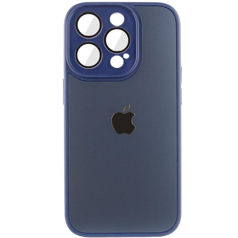 Противоударный Чехол TPU+Glass Sapphire Midnight для Apple iPhone 13 Pro Max (6.7") Синий / Deep navy