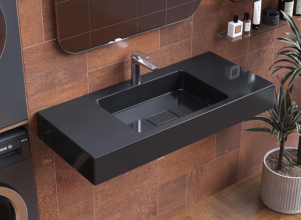 Умывальник подвесной Luxor Dormeo 100 Black