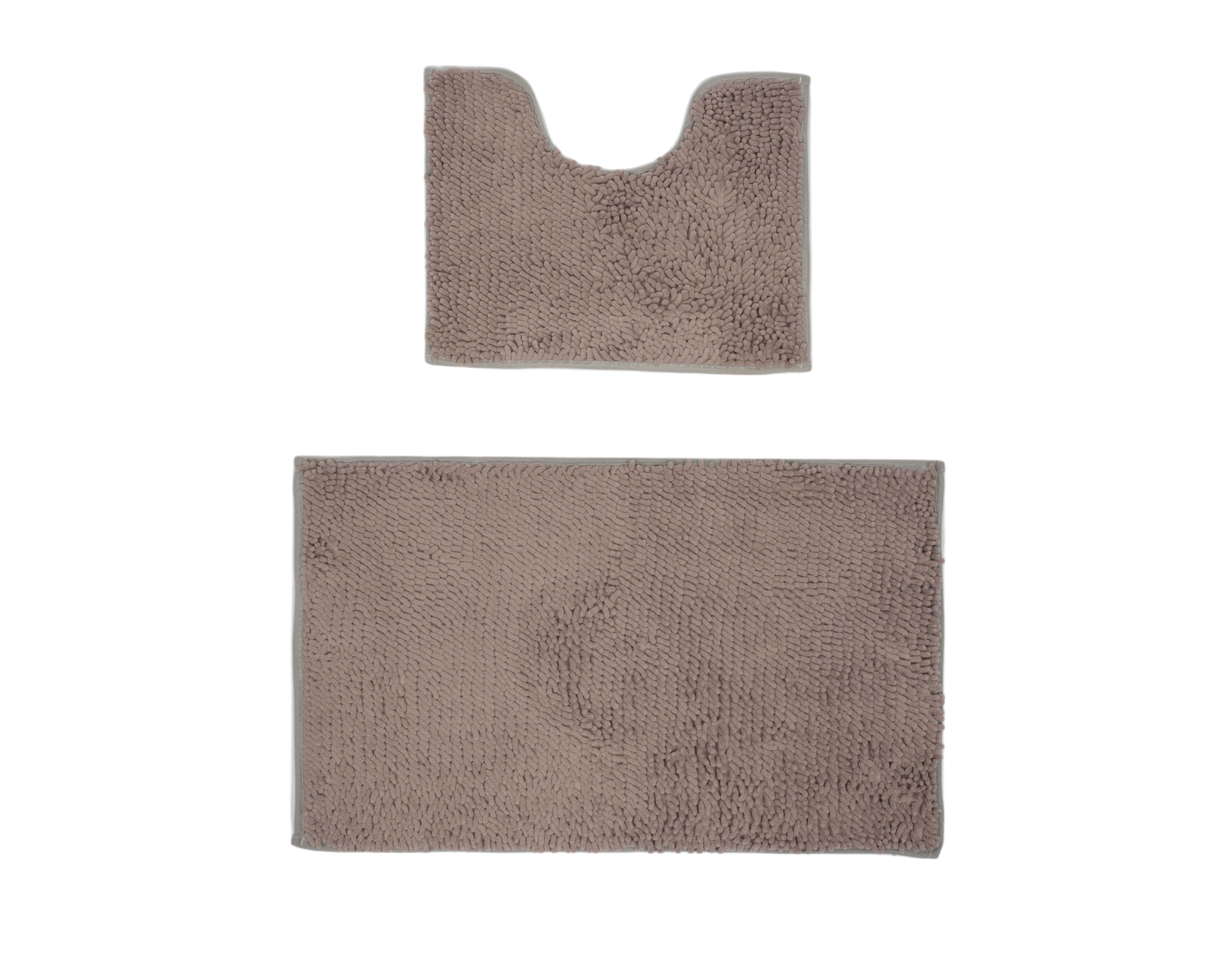 Набор ковриков Kornel в ванную комнату 50х80/40х50 см 2 шт. (KL-46)