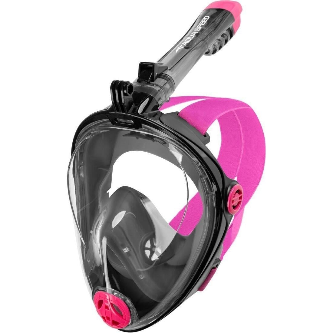Маска для плавания полнолицевая Aqua Speed SPECTRA 2.0 S/M Черно-розовый (247-19) Маска для плавания полнолицевая Aqua Speed SPECTRA 2.0 S/M Черно-розовый (247-19)
