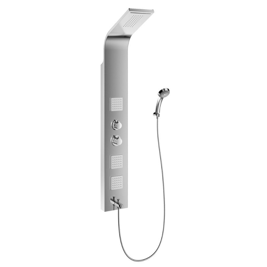 Душевая панель Excellent More с термостатом нержавеющая сталь Хром (ARAC.ML.9304T)