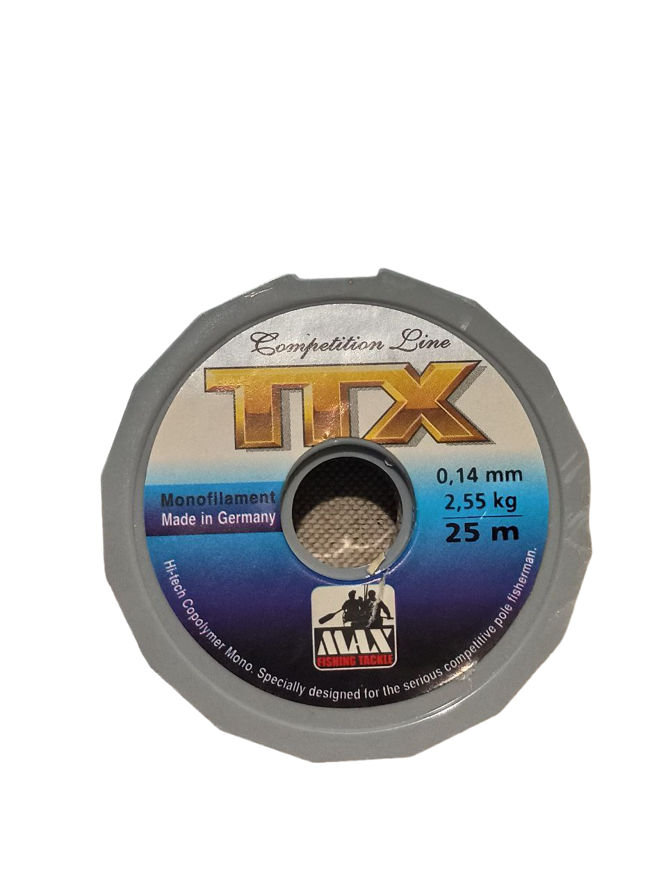Волосінь MAX Fishing Tackle TTX 0,14 мм Блакитний (51)
