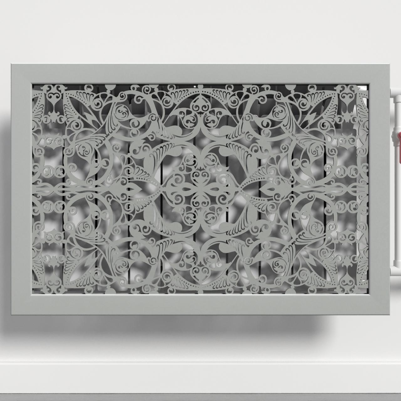 Решетка-экран на батарею SMARTWOOD 900 Серый Бетон (R20023109)