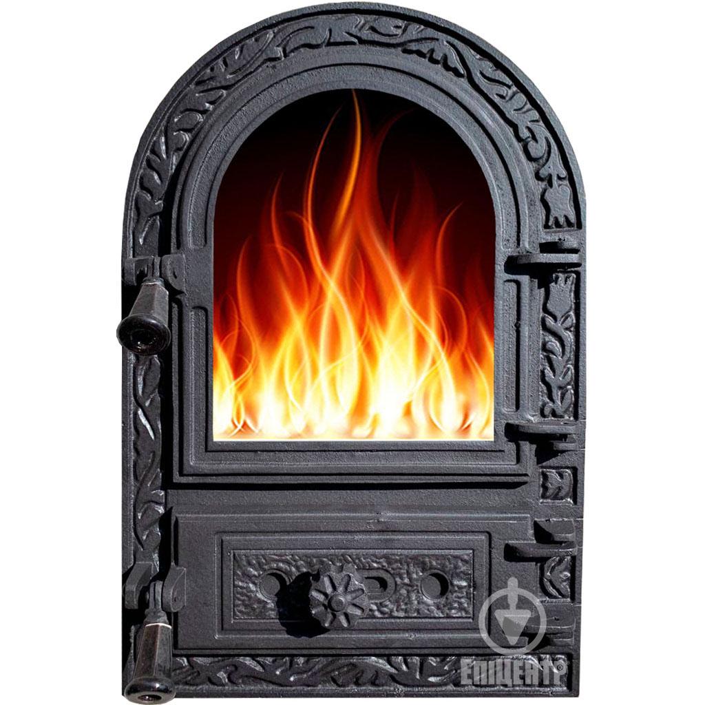 ᐉ Дверца печная со стеклом Iron Fire Linda mini 315х480 мм • Купить в ...
