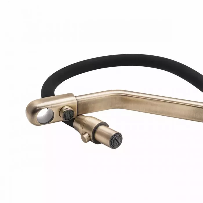 Змішувач для кухні Frap F4374-4 на дві води Бронзовий (23061258) - фото 2