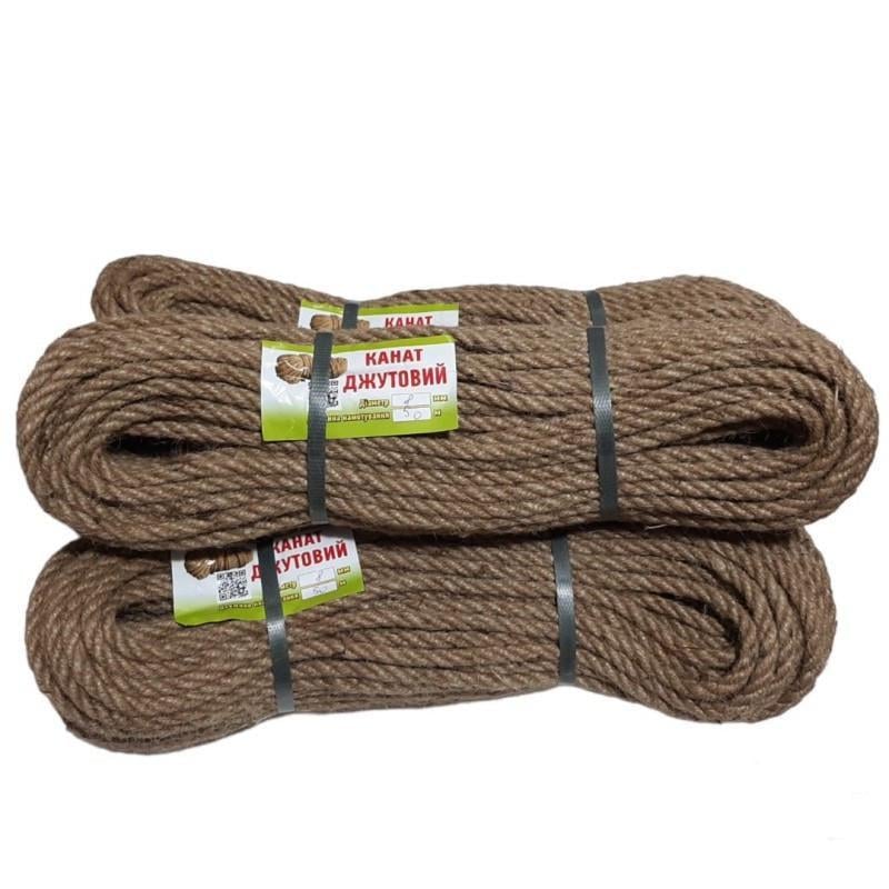 Канат джутовий 50 м 8 мм