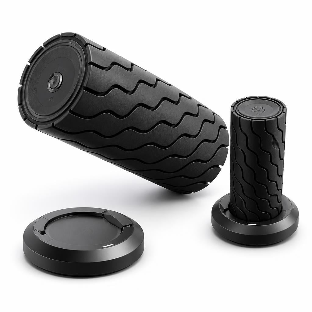 Комплект масажний циліндр Theragun Wave Roller та універсальний бездротовий зарядний модуль (WAVEROLLER-PKG-EU1)