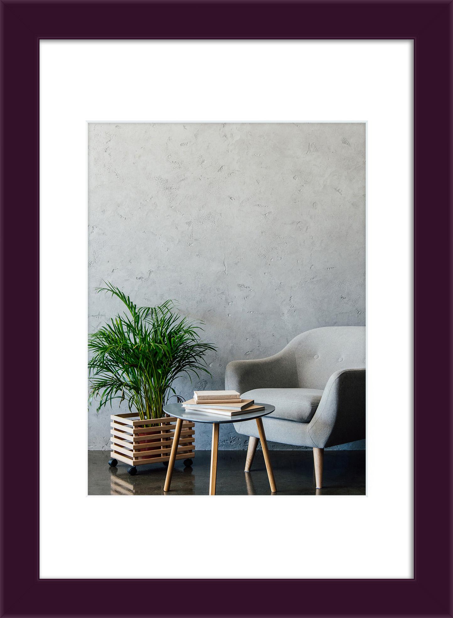 Фоторамка деревянная EmojiFrame 21х30 см А4 под фото 15х20 см AH2220-02 пластиковое стекло 0,8 мм паспарту Фиолетовый - фото 1 Фоторамка деревянная EmojiFrame 21х30 см А4 под фото 15х20 см AH2220-02 пластиковое стекло 0,8 мм паспарту Фиолетовый - фото 1