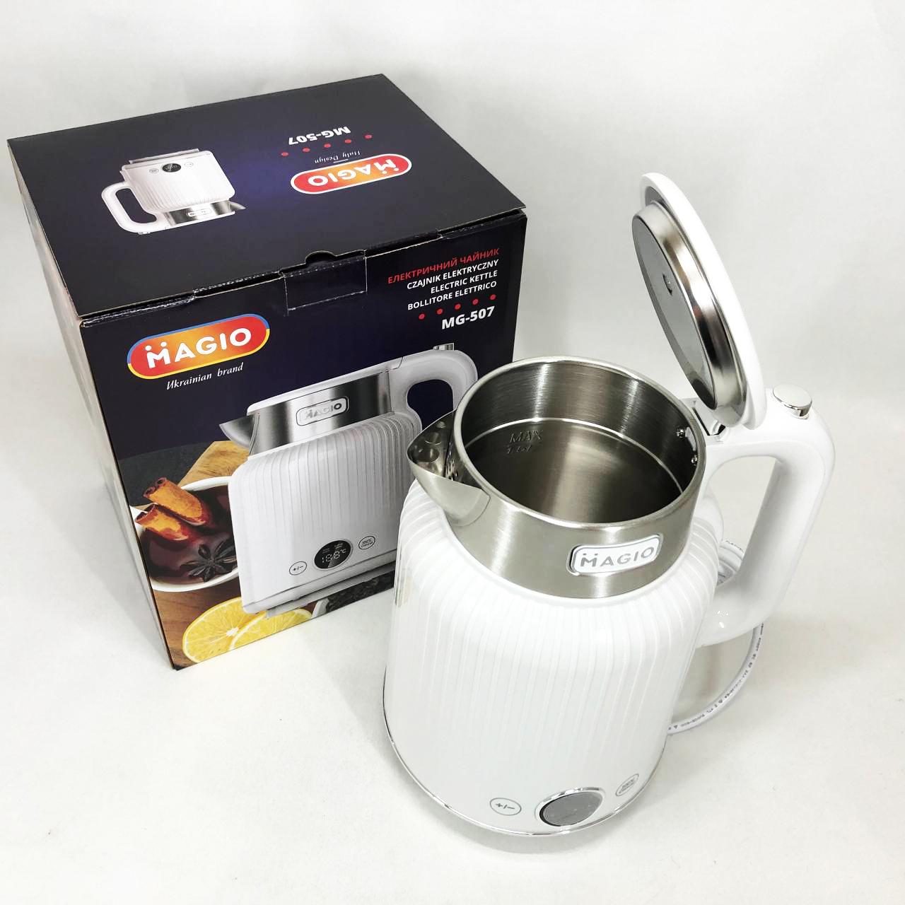 Електрочайник Magio безшумний (MG-507) - фото 8 Електрочайник Magio безшумний (MG-507) - фото 8