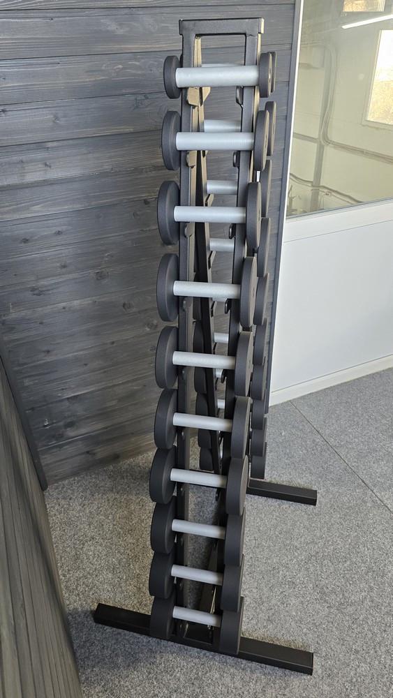 Ряд гантельный RN-Sport 1-10 кг со стойкой Black (2522948933_rn-spo_2) - фото 8 Ряд гантельный RN-Sport 1-10 кг со стойкой Black (2522948933_rn-spo_2) - фото 8