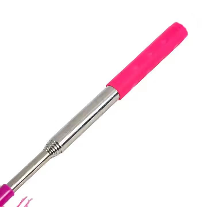 Щетка телескопическая с отверстием для уборки пыли Розовый (2498595985) - фото 4