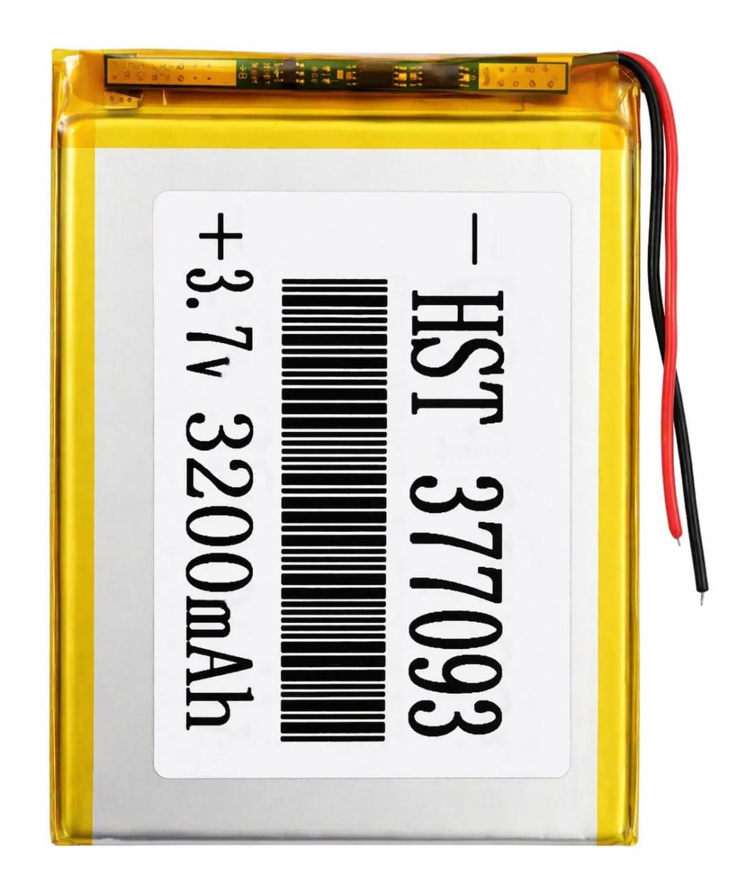 Аккумулятор литий-полимерный 377093 3200 mAh (000020589)