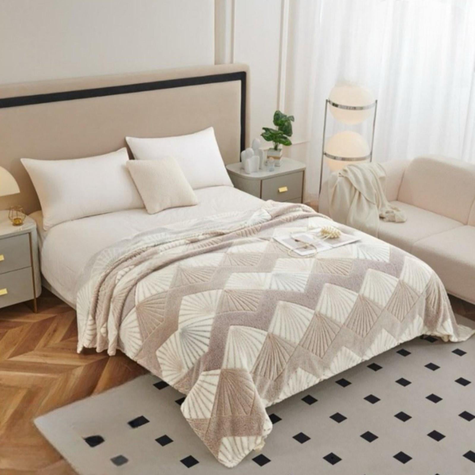 Плед-покрывало Koloco Снежок из микрофибры 180x220 см Разноцветный (56-48-4) Плед-покрывало Koloco Снежок из микрофибры 180x220 см Разноцветный (56-48-4)