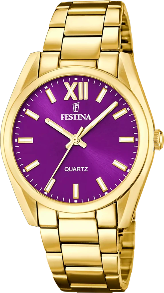 Наручные часы женские Festina F20640/3 Alegria со стальным корпусом WR 50 м и фиолетовым циферблатом